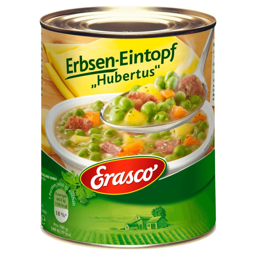 Erasco Erbsen-Eintopf Hubertus 800g